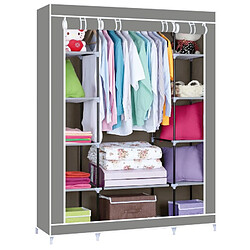 Armoire de rangement - Grande gris Herzberg HG8009-GRE