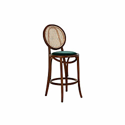 Tabouret DKD Home Decor Vert Brun foncé 43 x 43 x 108 cm