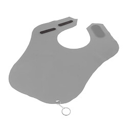 Collier De Coupe De Cheveux Lisses En Silicone Cape Teinture De Coiffeur Colorant Châle Wrap Grey