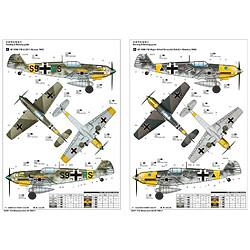 Avis Trumpeter Maquette Avion Messerschmitt Bf 109e-7