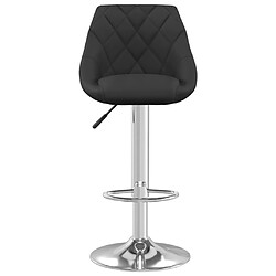 Avis vidaXL Tabourets de bar lot de 2 noir velours