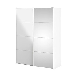 Avis But Armoire 2 portes coulissantes L.150 cm ELEGANCE MINI blanc et blanc laqué