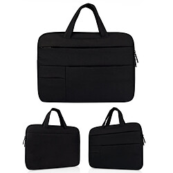 Wewoo Sacoche pour ordinateur portable noir 12 pouces et ci-dessous Macbook, Samsung, Lenovo, Sony, DELL Alienware, CHUWI, ASUS, HP Universel poches multiples Oxford chiffon doux poignée sac tablette