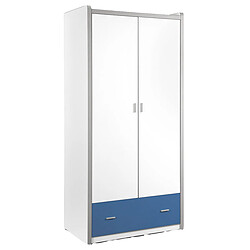 VIPACK Armoire 2 portes Bonny - Bleu