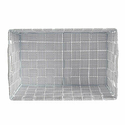 Acheter Kipit Panier Multi-usages Blanc Tissu 30,4 x 14 x 20 cm (18 Unités)