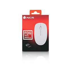 Acheter NGS WIRELESS MOUSE FOG WHITE2.4 GhZ SOURIS,2 BOUTONS+SCROLL