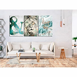 Paris Prix Tableau Imprimé 3 Panneaux Lion Dreams 30 x 60 cm