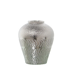 Vase Alexandra House Living Argenté Céramique 20 x 20 x 24 cm