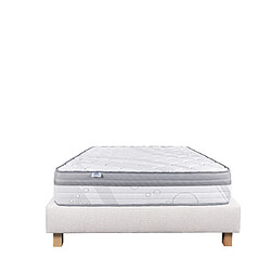 Acheter LUXURY LITERIE Ensemble matelas Relaxation 160x200 cm + sommier beige ep20cm