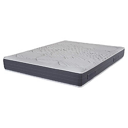 Ebac Matelas 140x190 Louxor - Latex - Hauteur 21 cm - 3 zones - Soutien ferme