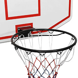 Acheter vidaXL Panneau de basket-ball Blanc 71x45x2 cm Polyéthylène