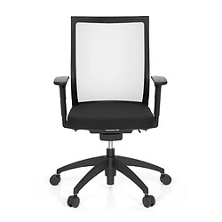 Chaise de bureau / Chaise pivotante ASPEN tissu en maille noir hjh OFFICE