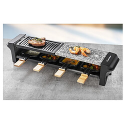 Appareil à raclette 4 personnes 800w + pierre à griller - ARG200BW - BESTRON