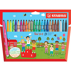 STABILO Feutre Trio A-Z, étui en carton de 24 ()