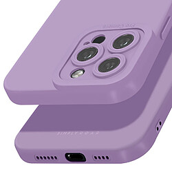 Acheter Roar Coque pour iPhone 16 Pro Max Silicone Mat Soft Touch Caméra Protégée Violet