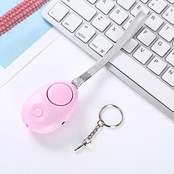 Wewoo 120dB Key Anti-lost Alarme Anti-wolf avec LED Light Pink