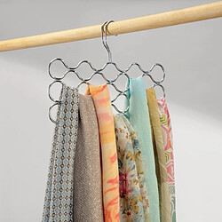 Cintre porte écharpes et foulards 23 boucles - Interdesign - Rangement du linge