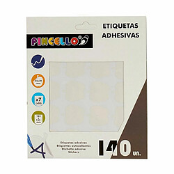 Pincello Étiquettes adhésives Blanc 22 x 49 mm Pomme (12 Unités)