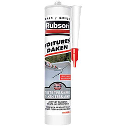 RUBSON - Mastic polymère pour toiture Gris - 280 ml