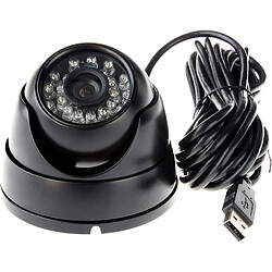 Caméra dôme de 1,3 million de pixels avec webcam HD à vision nocturne LED infrarouge Caméra à conque USB à faible éclairage de 1,3 million de dollars $video Surveillance Night Vision HD Webcam