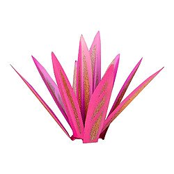 Serpent Artificiel Plante Agave Plante Patio Bureau Magasin Ornements Accessoires Rose 65cm