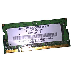 1Go RAM PC Portable UNIFOSA GU331G0AJEPR612L4CB PC2-5300U SODIMM DDR2 667MHz · Occasion 