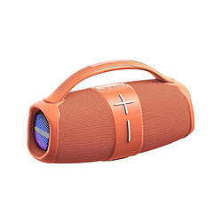 Yonis Enceinte Bluetooth Portable 10W Autonomie 5H Batterie 3600mAh Enceinte Bluetooth Portable Puissante 10Wx2 Autonomie 5h Charge Type-C Orange YONIS