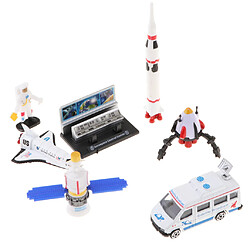 Acheter modèle de voiture de fusée avion mini espace jouets pour enfants cadeaux d'anniversaire b