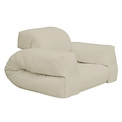 Inside 75 Fauteuil futon standard convertible HIPPO CHAIR couleur beige 