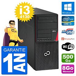 PC Tour Fujitsu Esprimo P720 Intel i3-4130 RAM 8Go Disque 500Go Windows 10 Wifi - Occasion