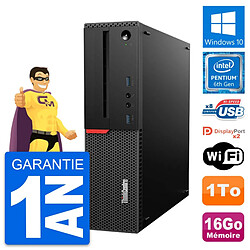 PC Lenovo ThinkCentre M800 SFF Intel G4400 RAM 16Go Disque 1To Windows 10 Wifi · Occasion 