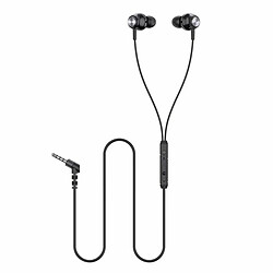 Casque Filaire D'Origine Lenovo Qf310 Qf320 Contrôle Du Volume 3,5 Mm Avec Microphone Écouteurs Qf310 Noir 