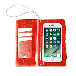 Celly SPLASHWALL18OR coque de protection pour téléphones portables 15,8 cm (6.2') Étui avec portefeuille Rouge 