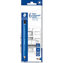 STAEDTLER Crayon graphite Mars Lumograph jumbo, dureté: 8B () 