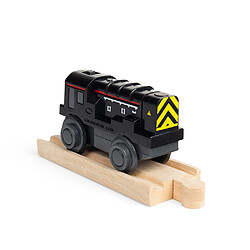 Avis Bigjigs Toys Train noir de batterie pour piste en bois