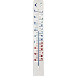 World Of Weather Thermomètre extérieur métal 90cm.