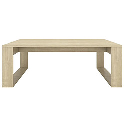 Acheter vidaXL Table basse Chêne sonoma 100x100x35 cm Bois d'ingénierie