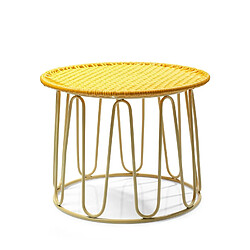 Ames Table d'appoint Circo - jaune sable - miel 