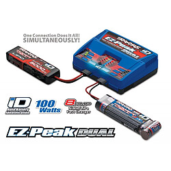 Chargeur Double Sortie iD 2972G + 2X Lipo 7.4V 7600mAh - Traxxas 2991