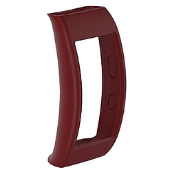 Wewoo Protection écran Appareil portable intelligent, étui de pour montre Galaxy Gear Fit2 / Pro R360 (rouge foncé)