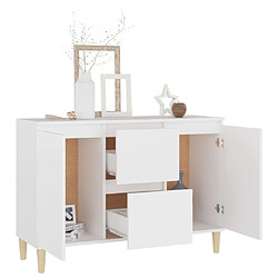 Avis Maison Chic Buffet,Meuble de Rangement,commode pour salon,Cuisine Blanc 103,5x35x70 cm Aggloméré -MN48595