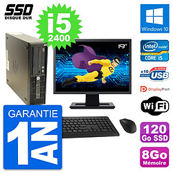 PC HP Z210 SFF Ecran 19" Intel Core i5-2400 RAM 8Go SSD 120Go Windows 10 Wifi · Occasion 