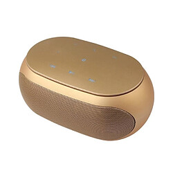 Yonis Enceinte Bluetooth Sans Fil Avec Boutons Tactiles Et Support Auxiliaire Enceinte Bluetooth Sans Fil Avec Boutons Tactiles et Support Auxiliaire TF Or YONIS