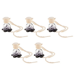 5pcs 10ml bouteille de parfum vide voiture suspendu pendentif décor à la maison fleur