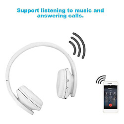 Universal Mic de casque Bluetooth stéréo sans fil pliable pour ordinateur portable PC de téléphone portable iPhone pas cher