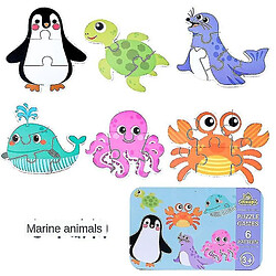 Universal Puzzle en bois pour enfants Toys Enseignement du jeu de puzzle d'apprentissage du puzzle 