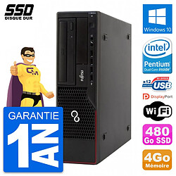 PC Fujitsu Esprimo E910 DT Intel G630 RAM 4Go SSD 480Go Windows 10 Wifi - Occasion