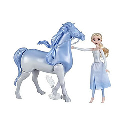 Hasbro Disney La Reine des Neiges 2 - Poupee Princesse Disney Elsa 30 cm et son cheval Nokk interactif 23cm