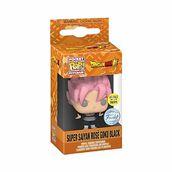 Zyx Music Sarl Funko Pop! Keychain: DBS - Goku - (Rose BLK) - Dragon Ball Super - Mini-Figurine en Vinyle à Collectionner Porte-clés Fantaisie - Cadeau de Noël - Idée de Cadeau - Produits Officiels - Anime Fans