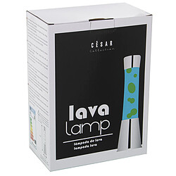 Avis Lampe à Lave Alexandra House Living Bleu Blanc Métal 11 x 39 x 11 cm